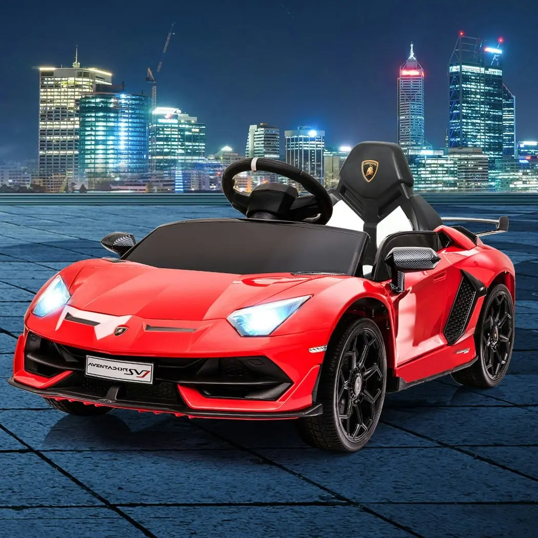 Traderight Group  Kids Ride On Car Lamborghini SVJ Licensed Electric Dual Motor Toy Remote Control