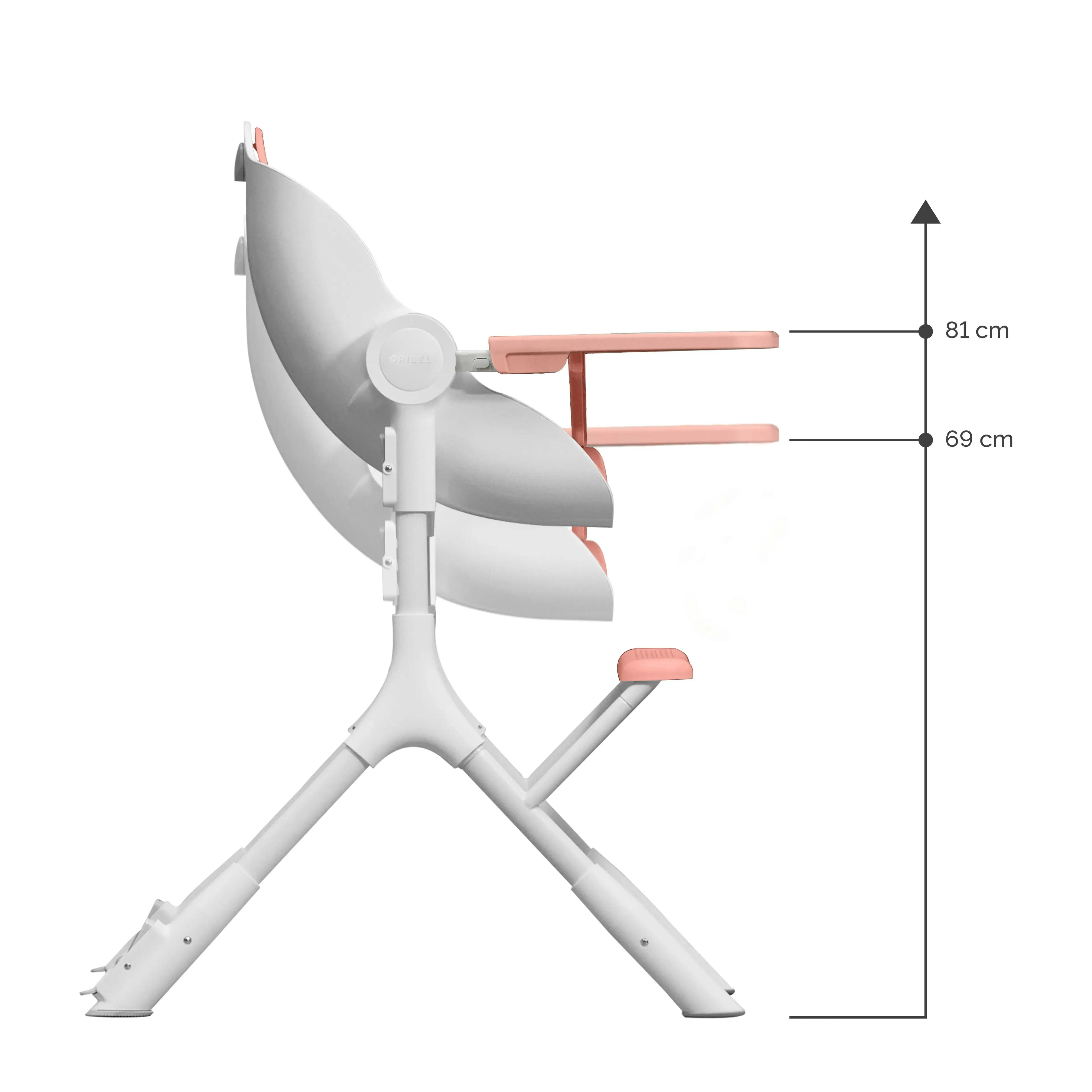 Oribel Cocoon Z High Chair Kid Dining Chairs Infant Toddler Feeding Highchair