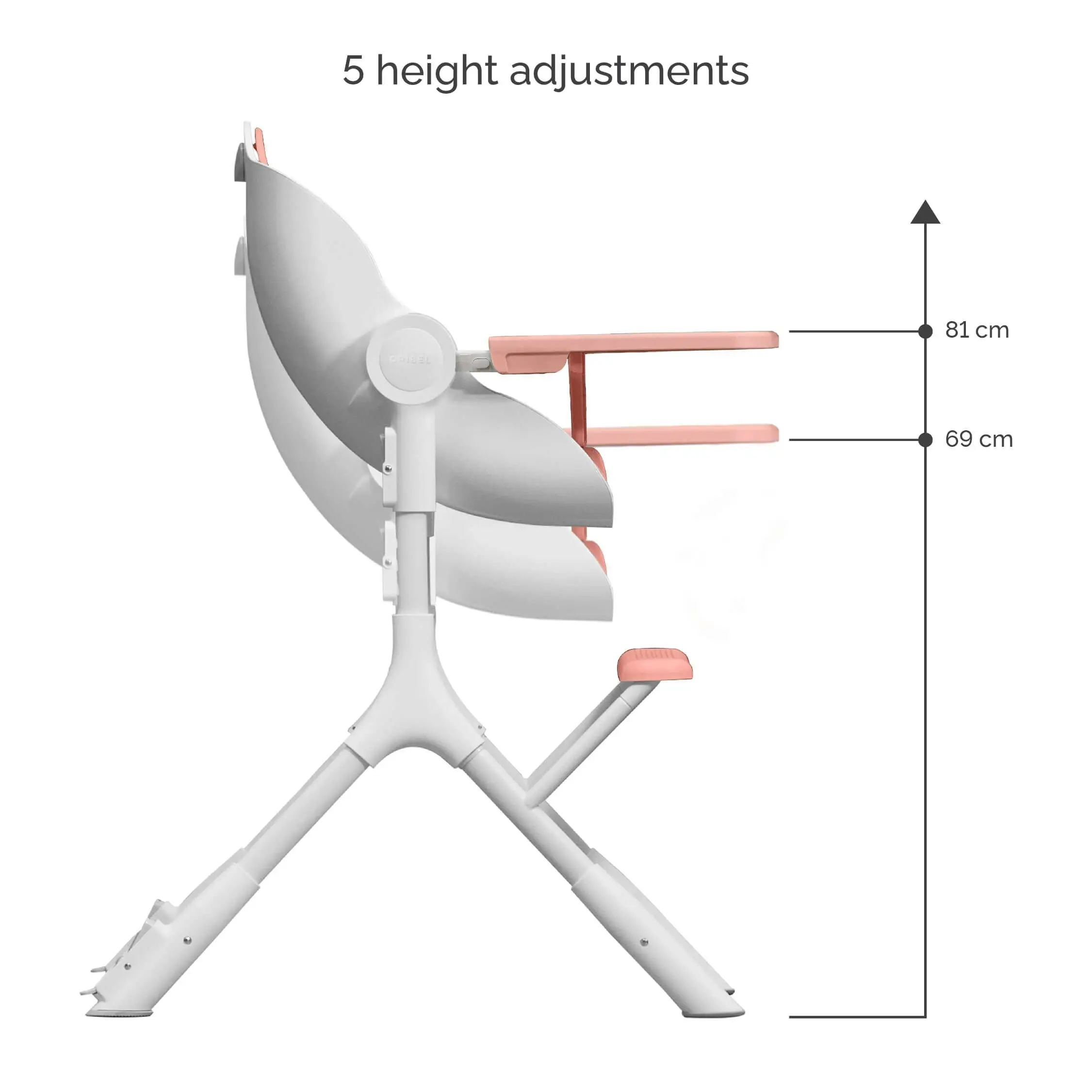 Oribel Cocoon Z High Chair Kid Dining Chairs Infant Toddler Feeding Highchair