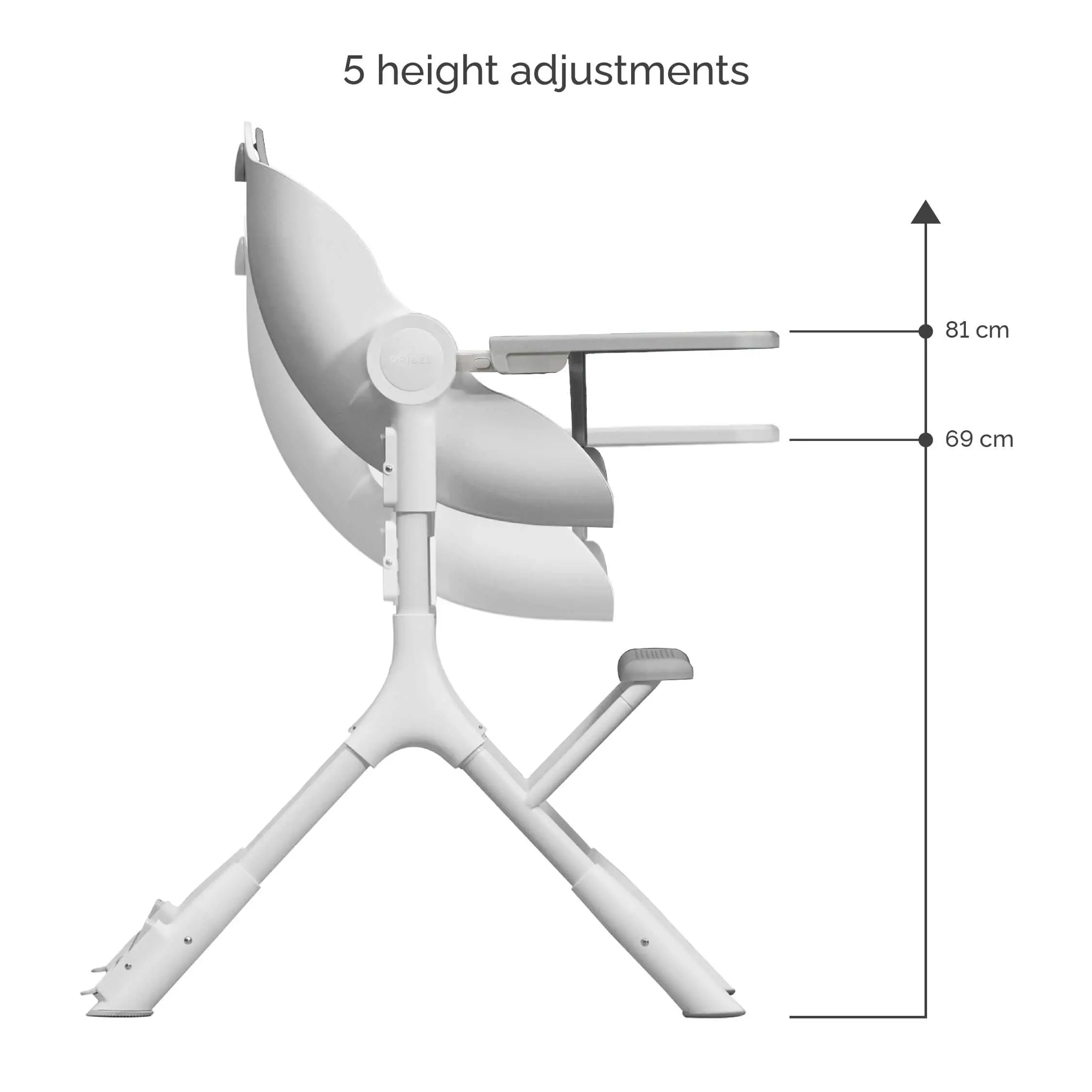 Oribel Cocoon Z High Chair Kid Dining Chairs Infant Toddler Feeding Highchair