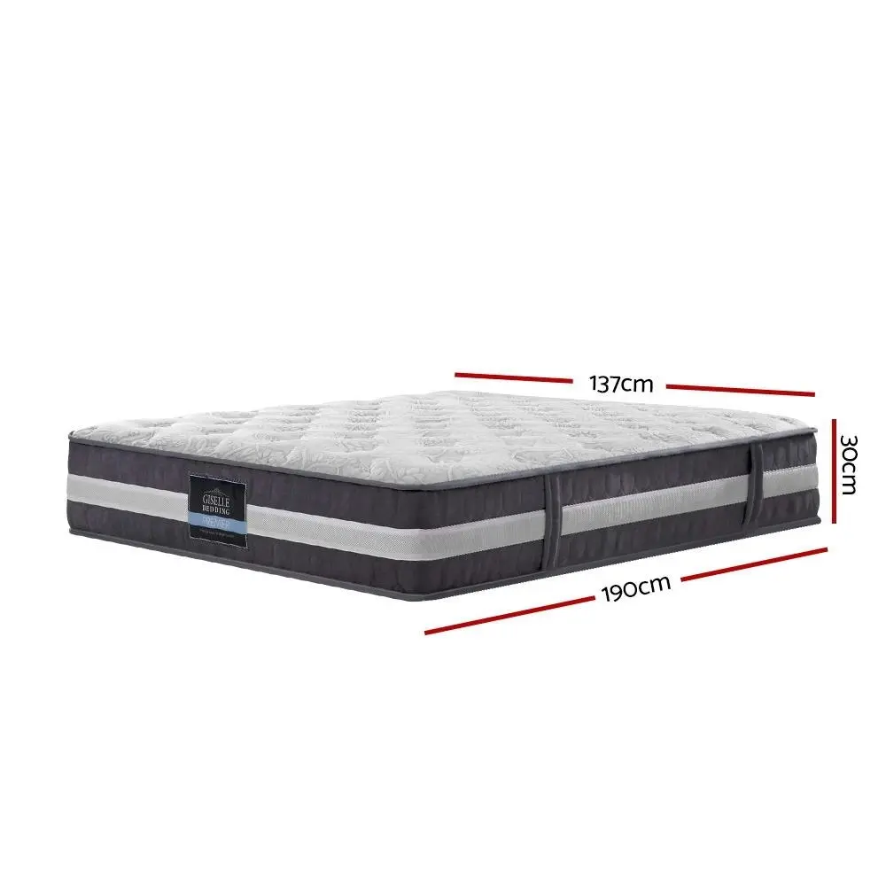 Giselle Bedding 30cm Mattress Pocket Spring Double