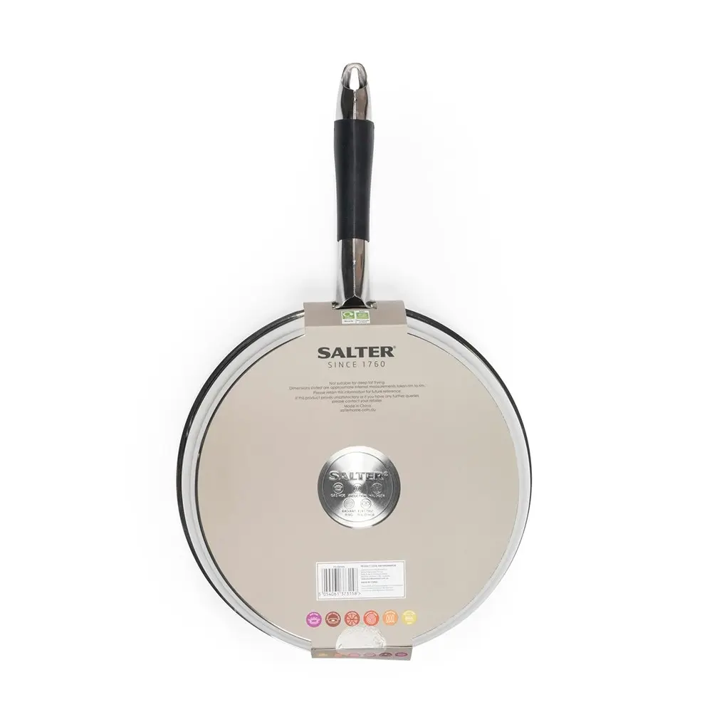 Salter 28cm Stainless Steel Non-Stick Frypan Induction/Gas Frying Pan Cookware