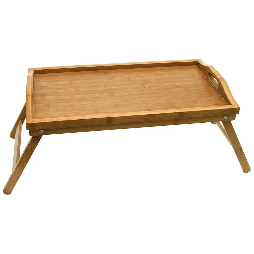 Bamboo Folding Food/Breakfast/Dinner Bed Tray Lap Desk Serving/TV Table