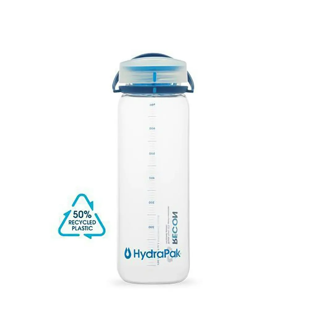 Hydrapak Recon 750ml Water Bottle Drinking/Hydration Travel Camping/Hiking Blue