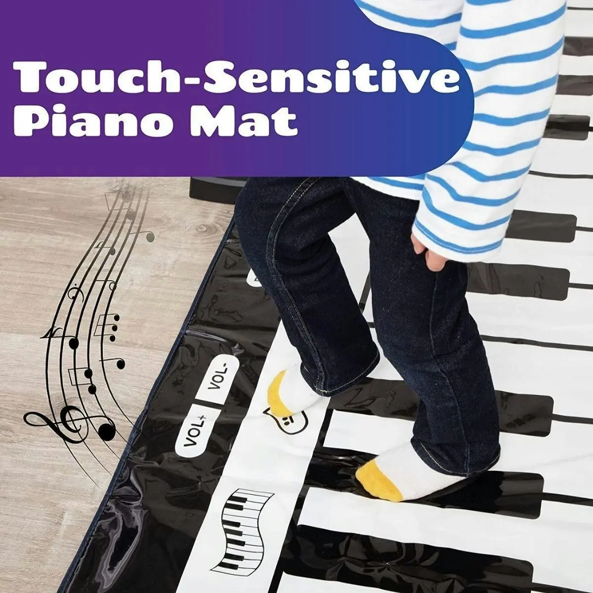 Kidst Piano Play Mat Musical Keyboard Dance Mat Educational Toys Kids