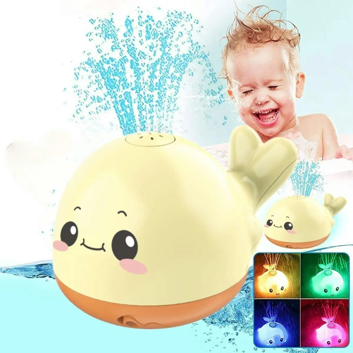 Kidst Baby Bath Toy Whale Bath Toy Automatic Spray Water Toy Kids Bathtub Toys