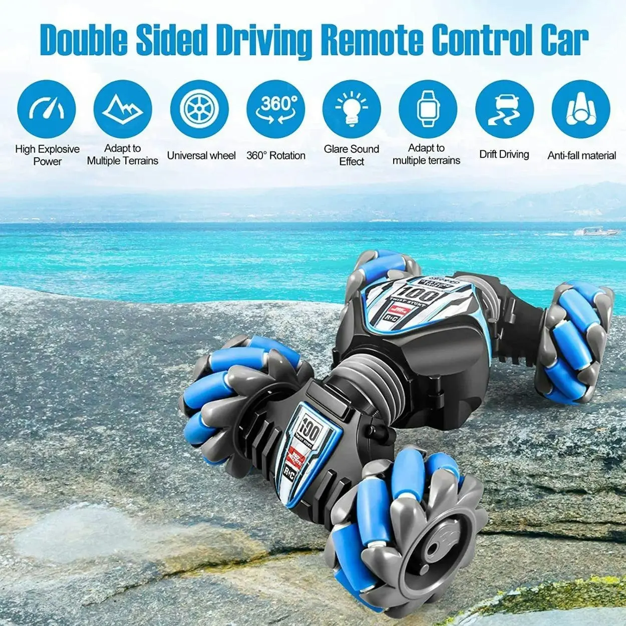 Kidst RC Stunt Car Gesture Sensing Remote Control & Drifting Stunts RC Car 4WD