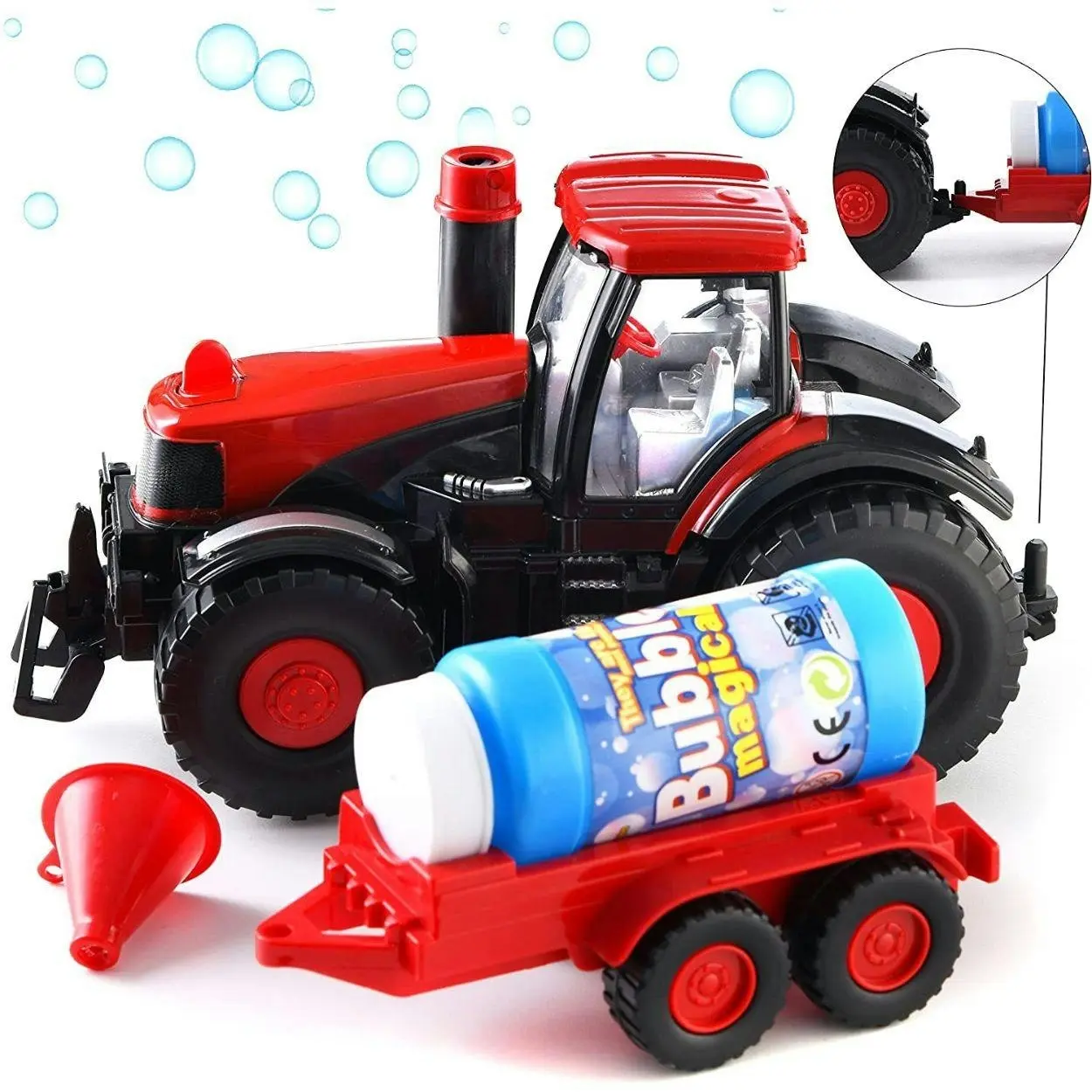 Kidst Bubble Toy Farm Tractor Toys with Lights & Sounds Fun Toy Tractors