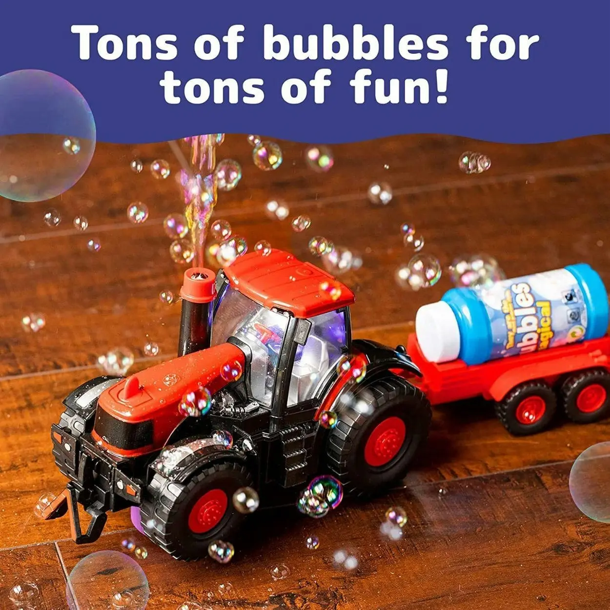 Kidst Bubble Toy Farm Tractor Toys with Lights & Sounds Fun Toy Tractors