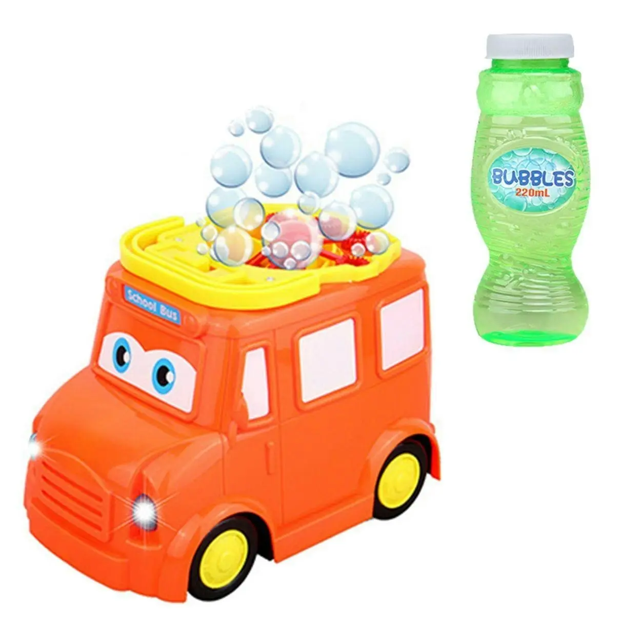 Kidst Bubble Toy School Bus Toy Bubble Maker & Bubble Blowing Kids Fun Toy