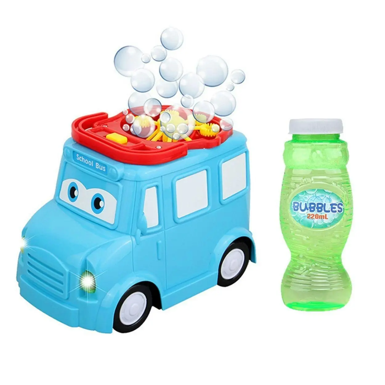 Kidst Bubble Toy School Bus Toy Bubble Maker & Bubble Blowing Kids Fun Toy