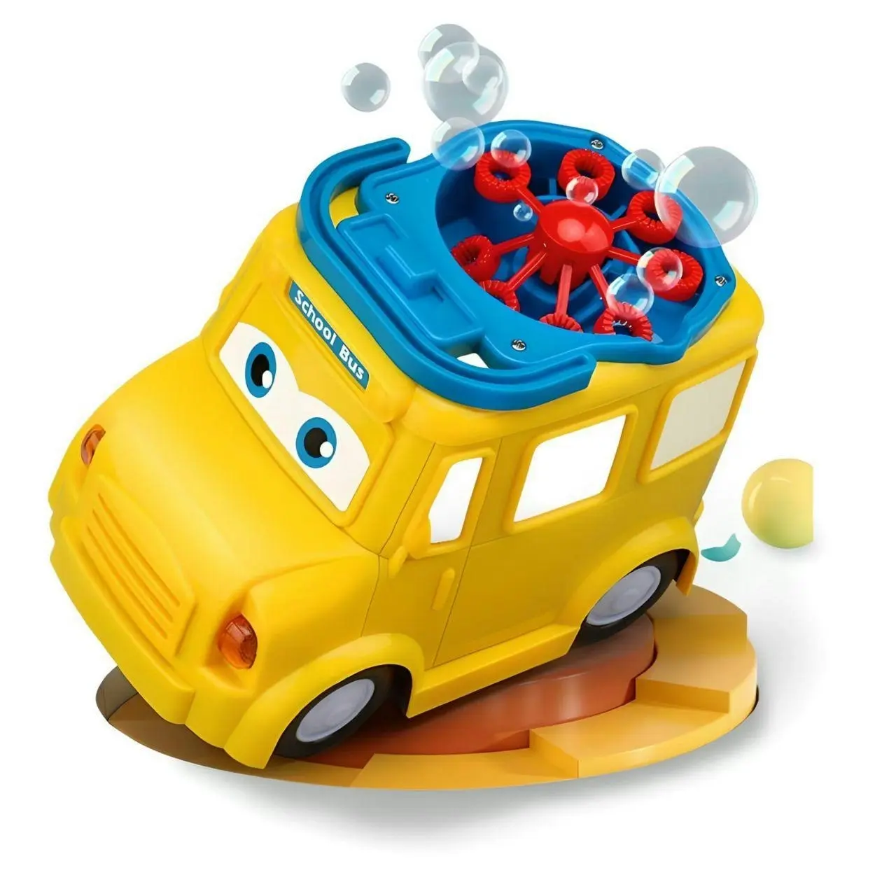 Kidst Bubble Toy School Bus Toy Bubble Maker & Bubble Blowing Kids Fun Toy