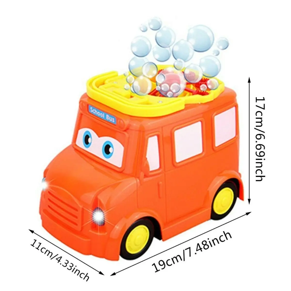 Kidst Bubble Toy School Bus Toy Bubble Maker & Bubble Blowing Kids Fun Toy