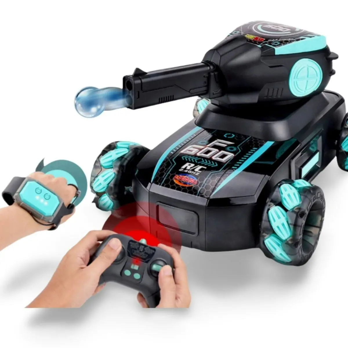 Kidst RC Tank Toy Gesture-Controlled All-Terrain Remote Control Car for Kids