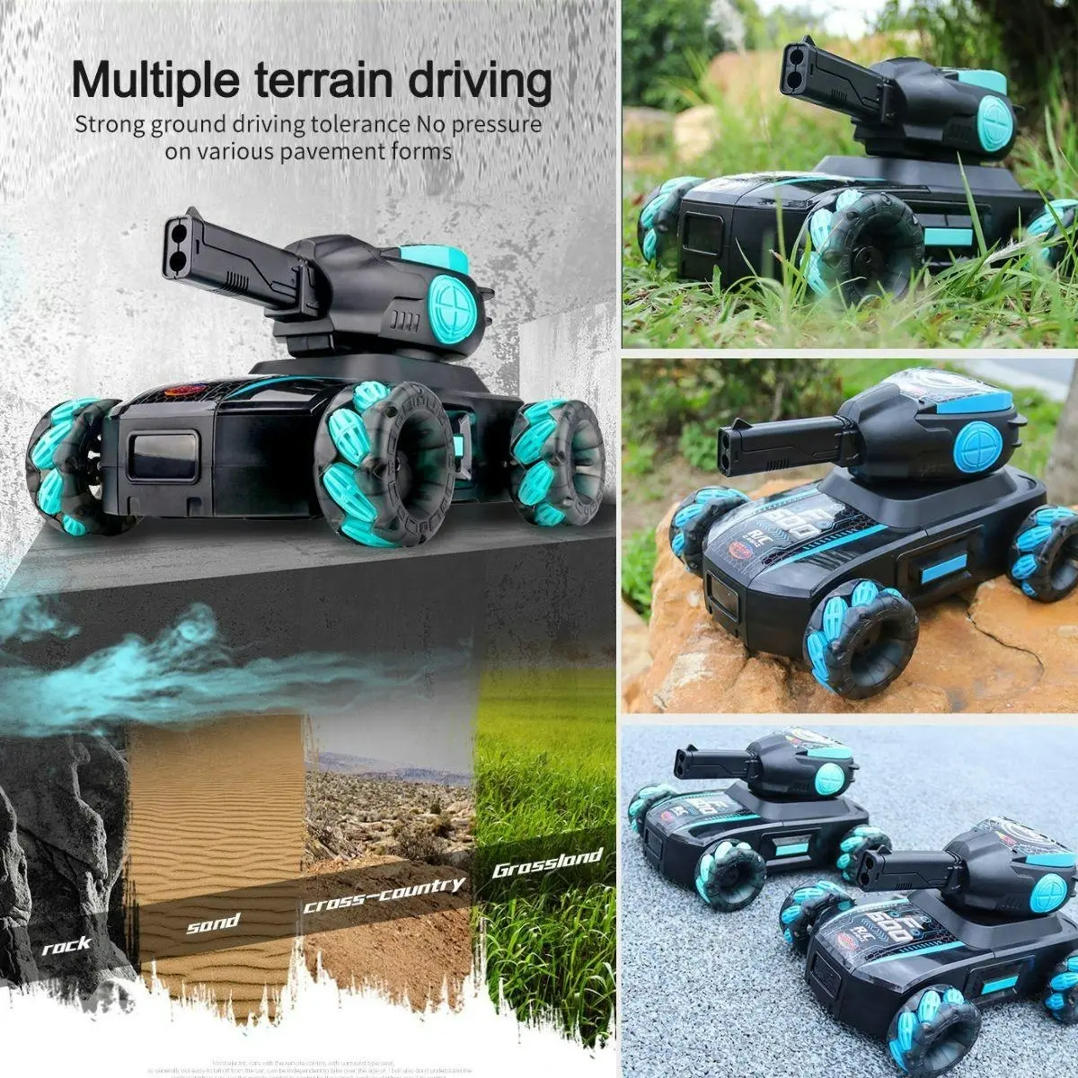 Kidst RC Tank Toy Gesture-Controlled All-Terrain Remote Control Car for Kids