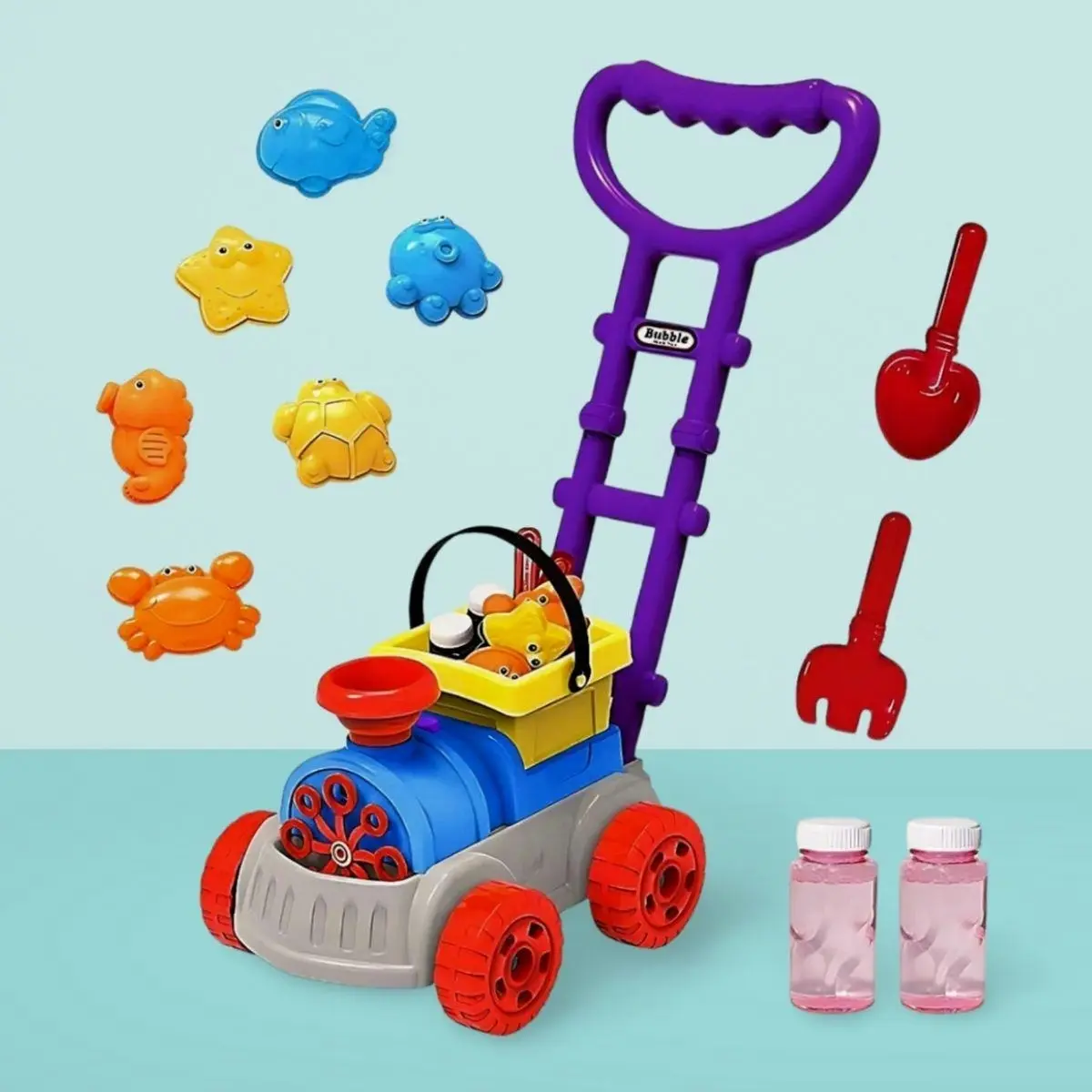 Kidst Bubble Toy Train for Kids Toddler Activity Walker Automatic Bubble Blower