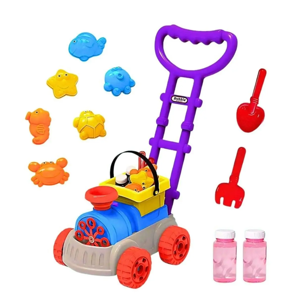 Kidst Bubble Toy Train for Kids Toddler Activity Walker Automatic Bubble Blower