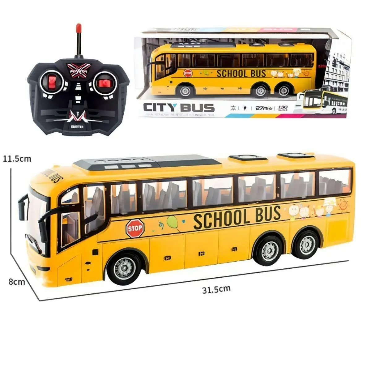 Kidst Wonder Wheels Remote Control School Bus Toy for Epic Expeditions