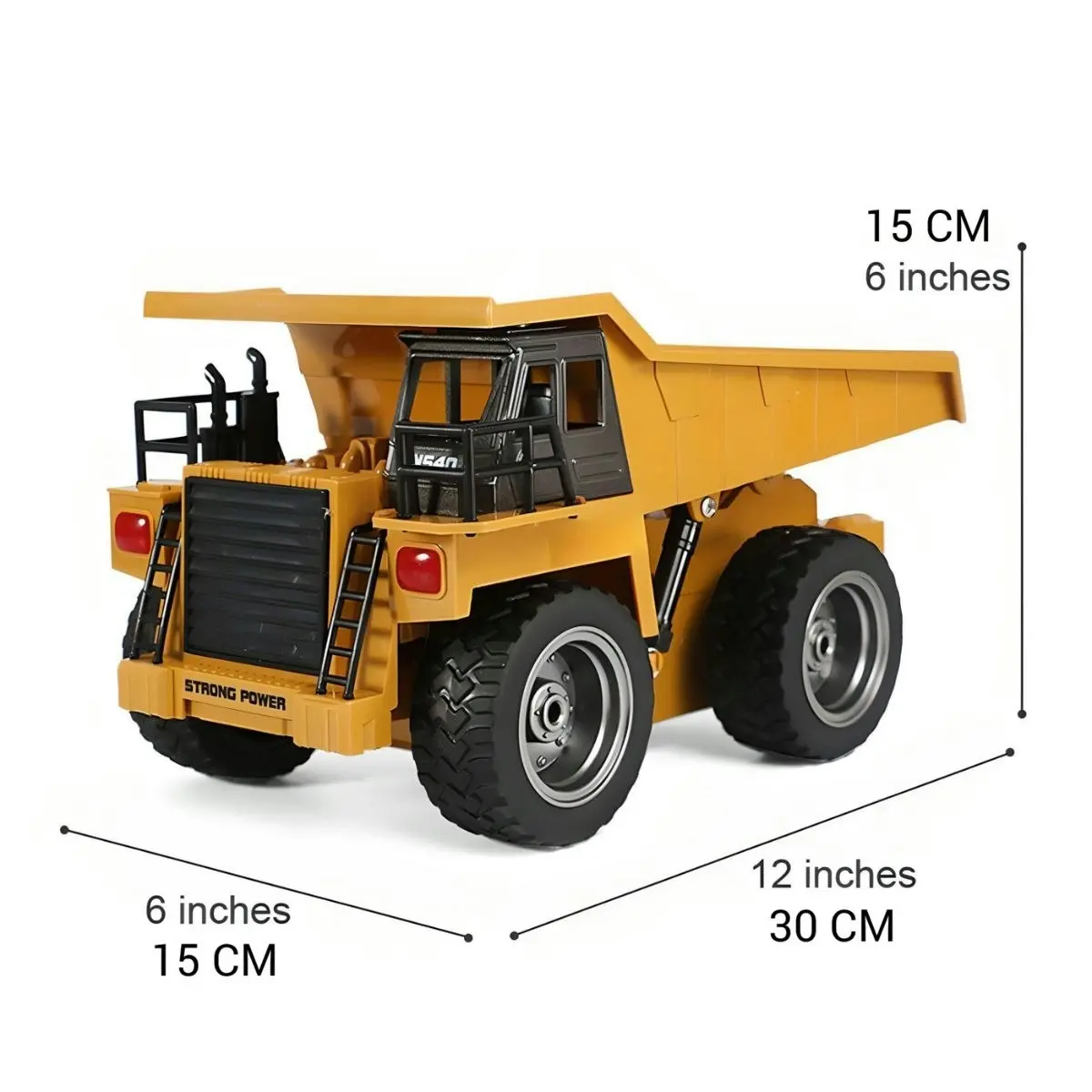 Kidst PowerDrive Dump Truck Realistic RC Construction Play for Budding Builders