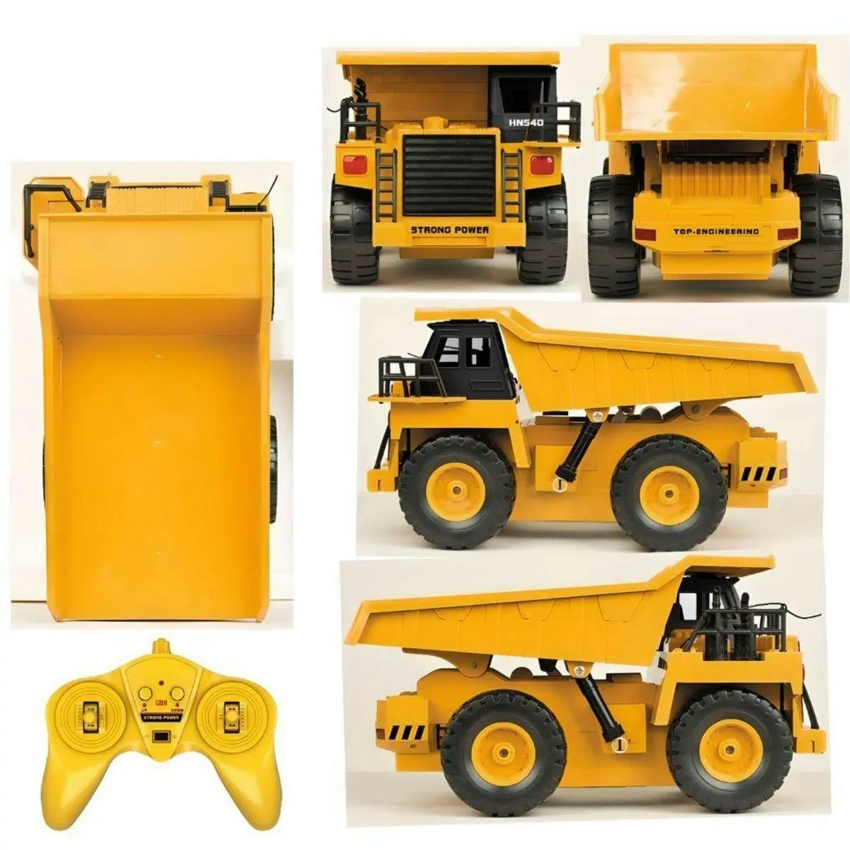 Kidst PowerDrive Dump Truck Realistic RC Construction Play for Budding Builders