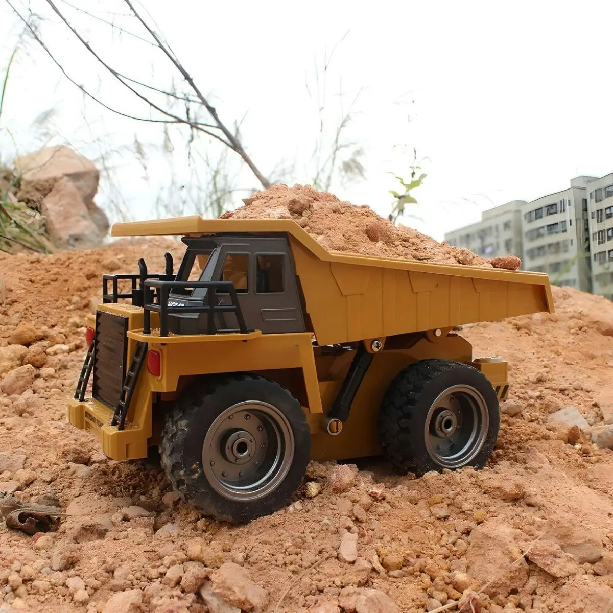 Kidst PowerDrive Dump Truck Realistic RC Construction Play for Budding Builders