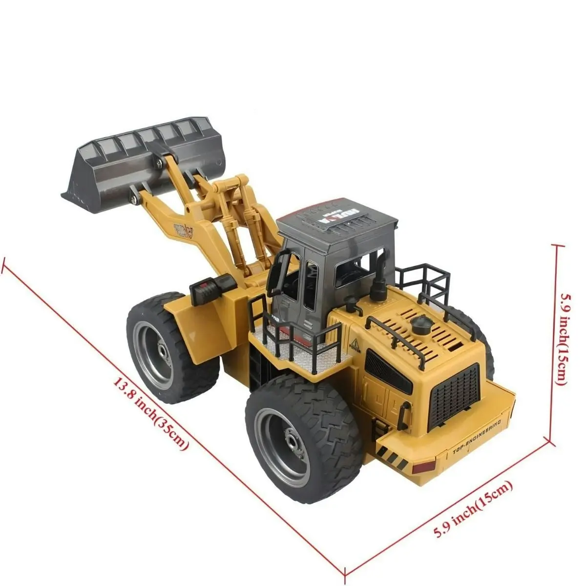 Kidst PowerLoader High-Performance RC Toy Bulldozer for Imaginative Play