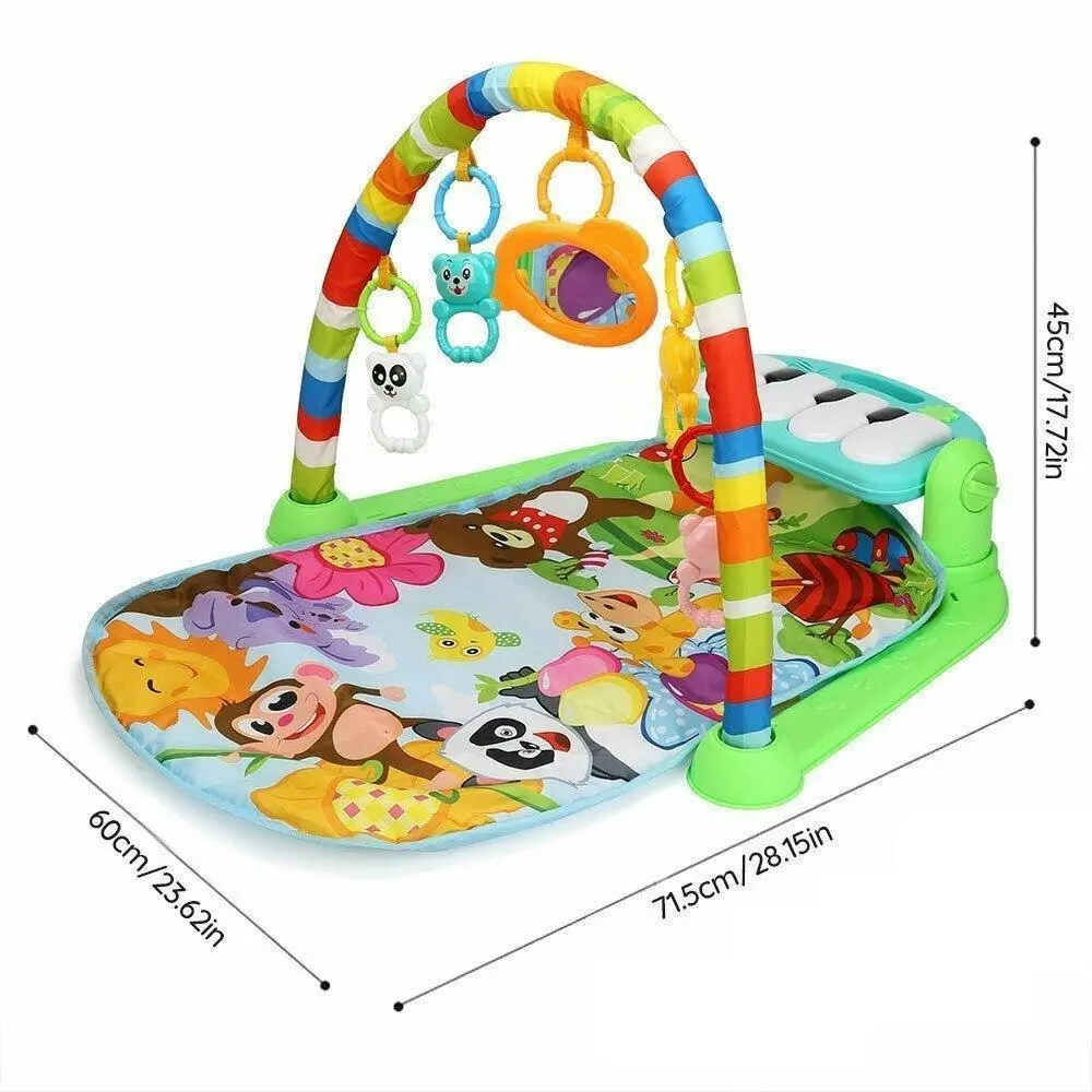 BabiesMart Kick'n'Play Joyous Journey Baby Activity Floor mat with Musical Light