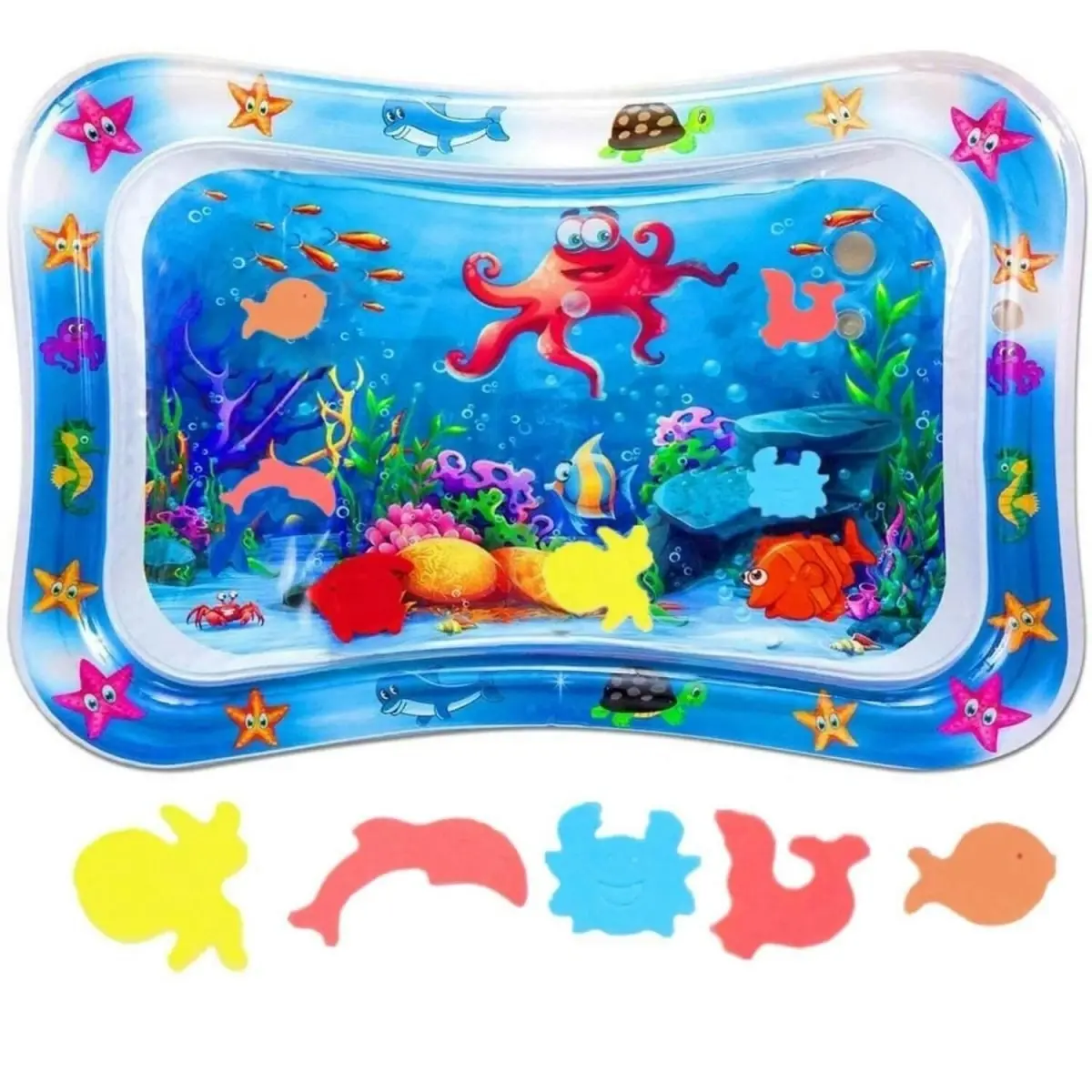 BabiesMart Tummy Time Water Play Mat Sensory Mat for Baby Play & Development