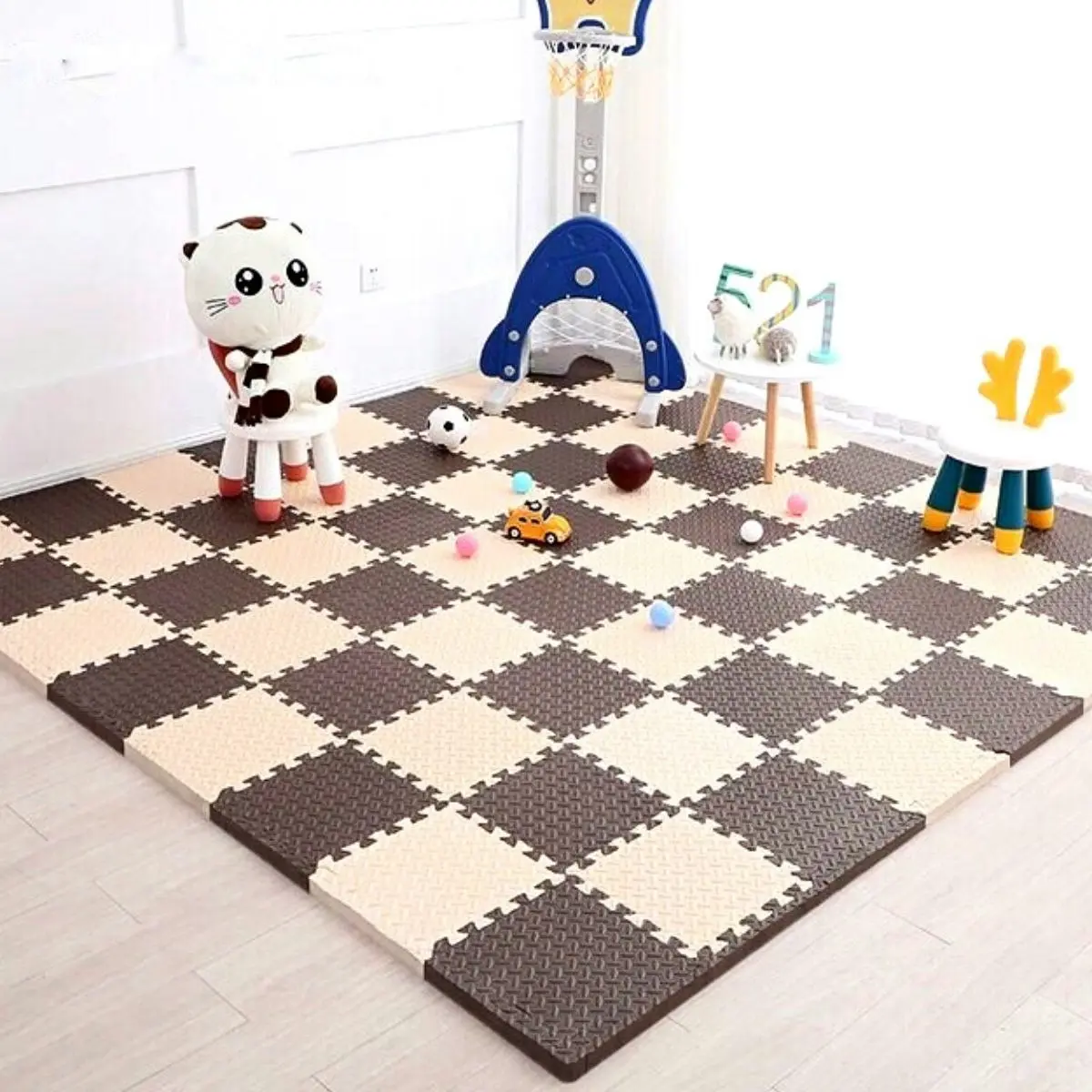 BabiesMart SoftSteps Baby Play Mat DIY Build Your Color Combination