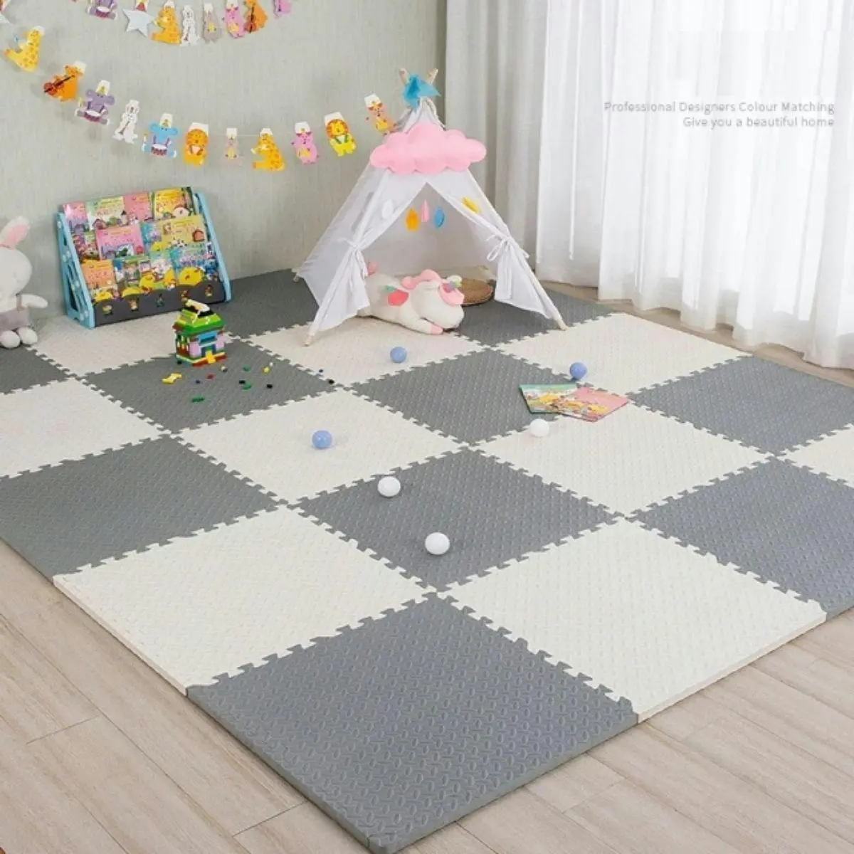 BabiesMart SoftSteps Baby Play Mat DIY Build Your Color Combination