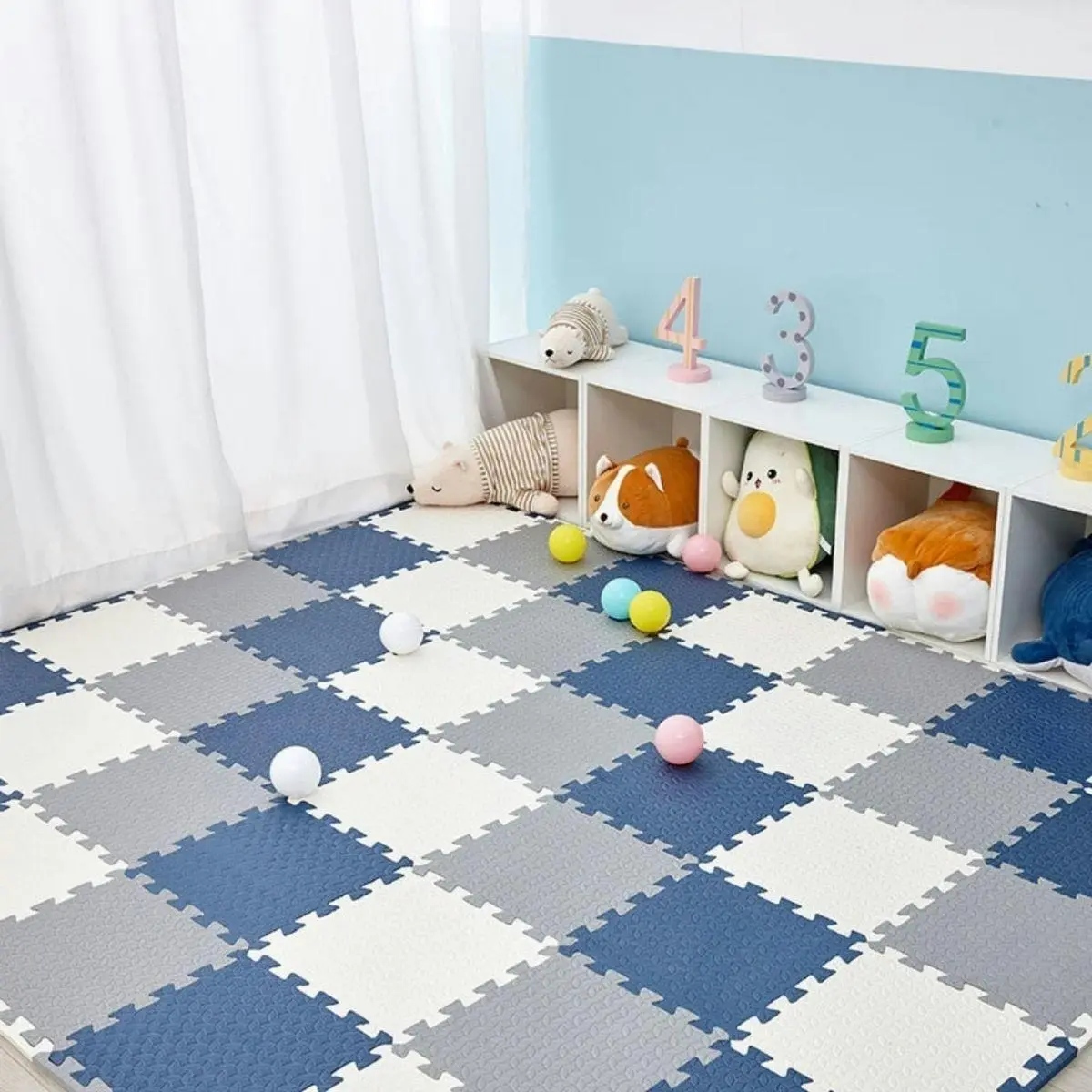 BabiesMart SoftSteps Baby Play Mat DIY Build Your Color Combination