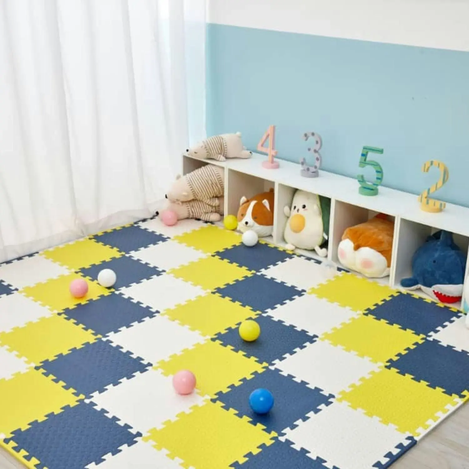 BabiesMart SoftSteps Baby Play Mat Interlocking & Durable Foam Mats