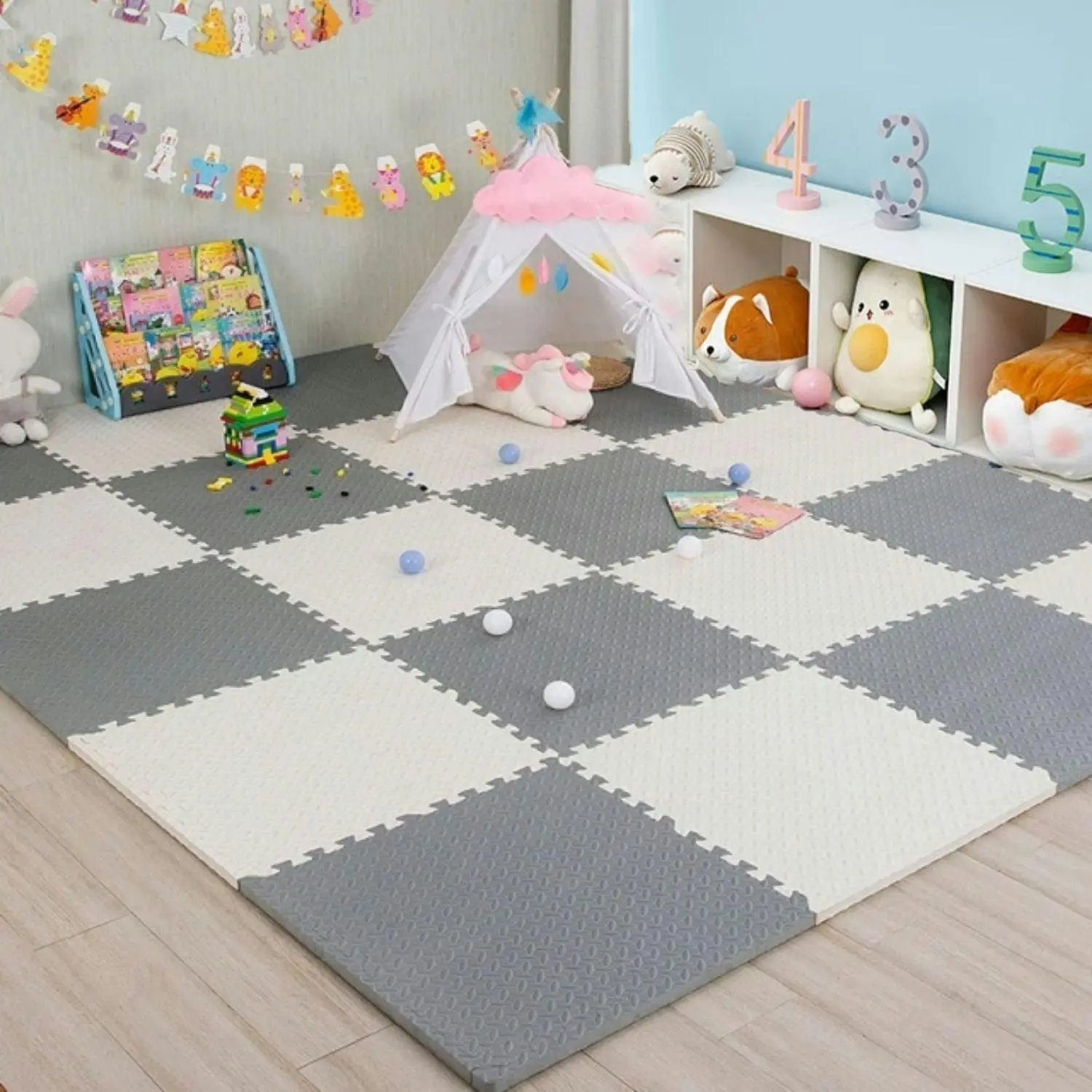 BabiesMart SoftSteps Baby Play Mat Interlocking & Durable Foam Mats