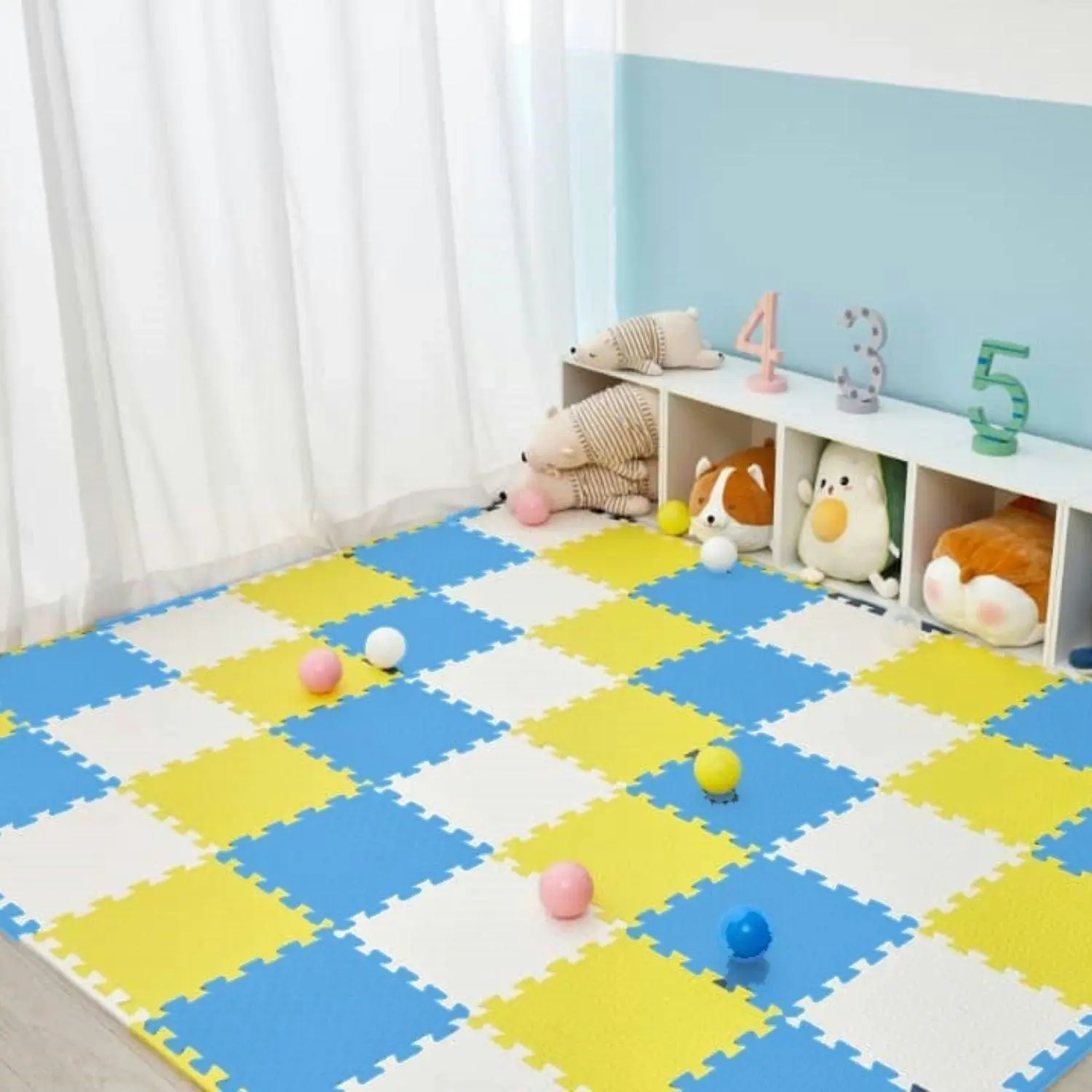 BabiesMart SoftSteps Baby Play Mat Interlocking & Durable Foam Mats