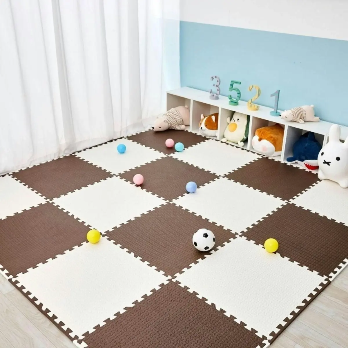 BabiesMart SoftSteps Baby Play Mat Interlocking & Durable Foam Mats