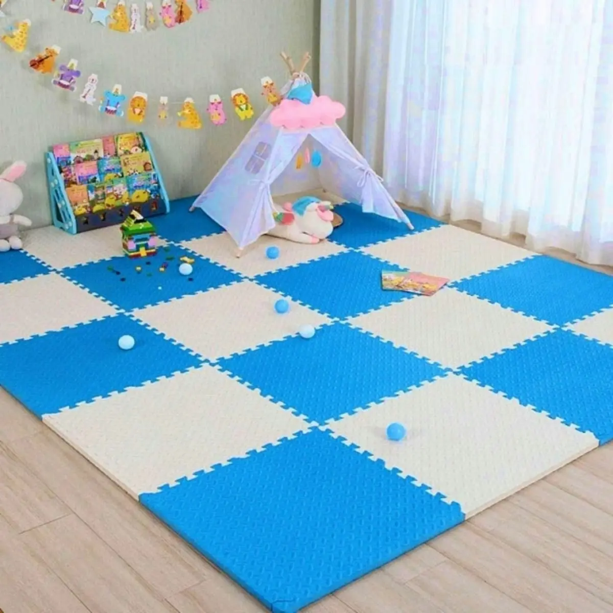 BabiesMart SoftSteps Baby Play Mat Interlocking & Durable Foam Mats