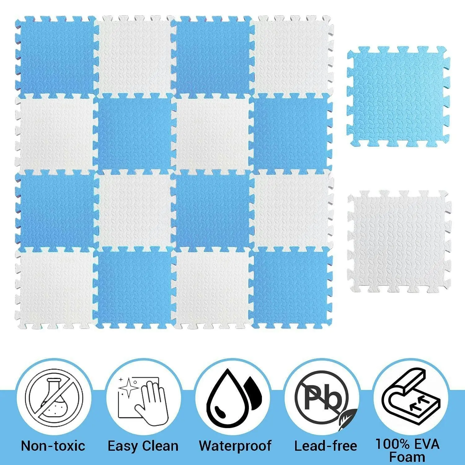 BabiesMart SoftSteps Baby Play Mat Interlocking & Durable Foam Mats