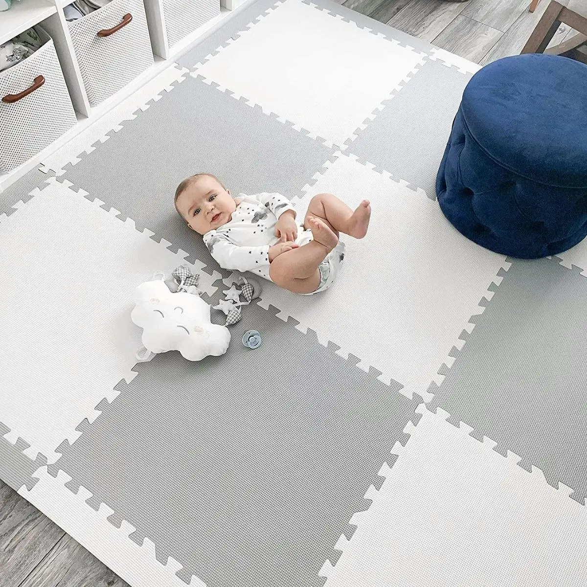 BabiesMart SoftSteps Baby Play Mat Interlocking & Durable Foam Mats