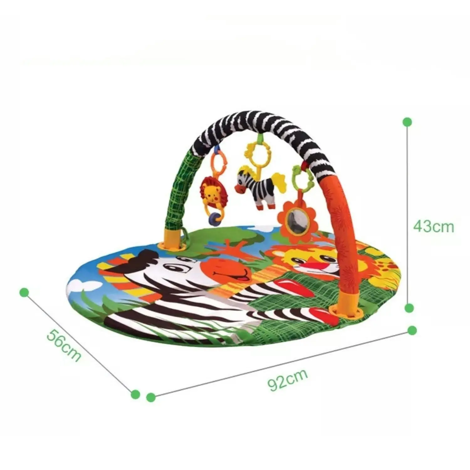 BabiesMart Exploration Jungle Extra-Large Baby Activity Gym Mat & Play Mat