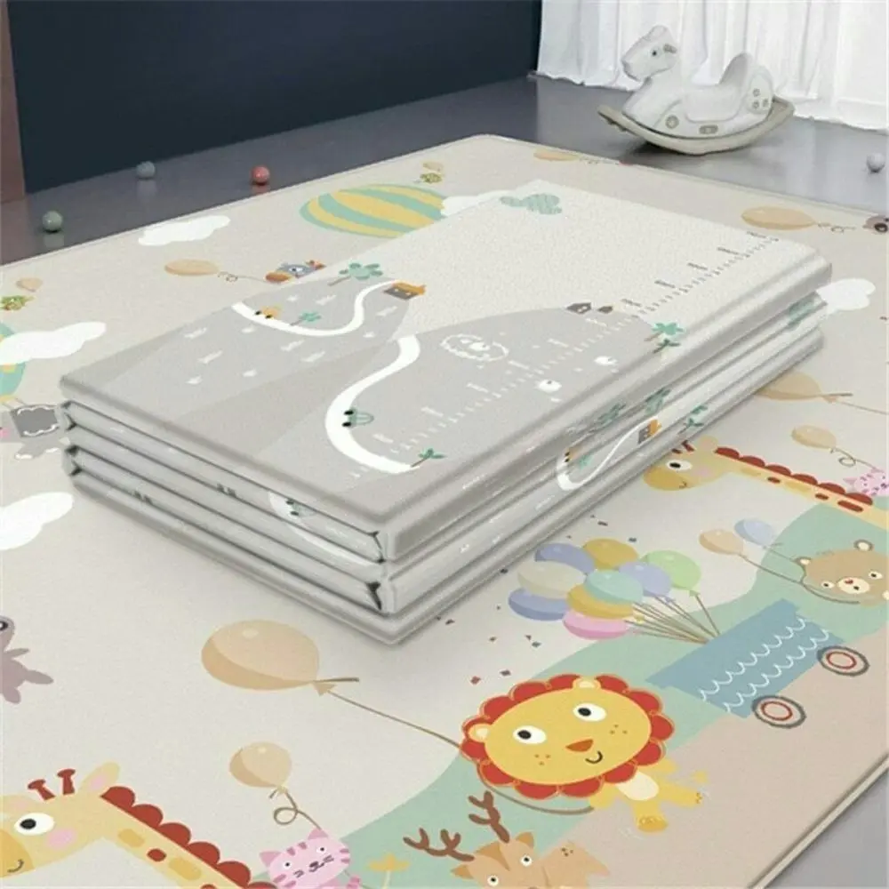 BabiesMart Large Foldable Baby Kids Play Mat Non-Slip and Double-sided