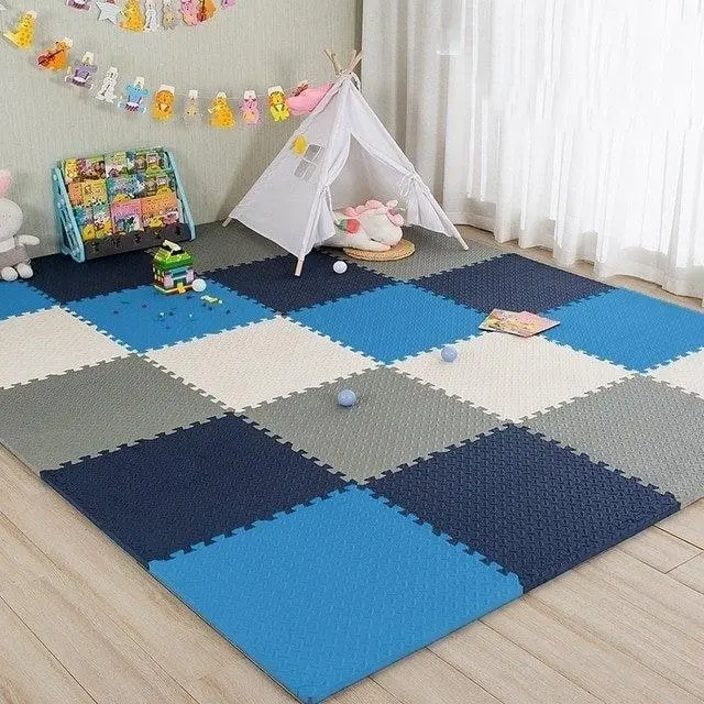 BabiesMart SoftSteps Play Mat Elite Interlocking 30x30 CM Foam Mats