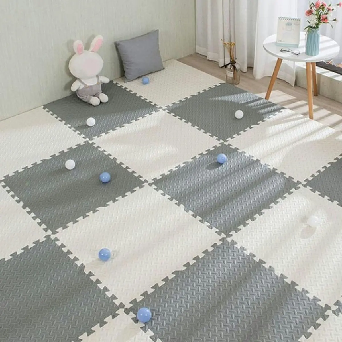 BabiesMart SoftSteps Play Mat Elite Interlocking 30x30 CM Foam Mats