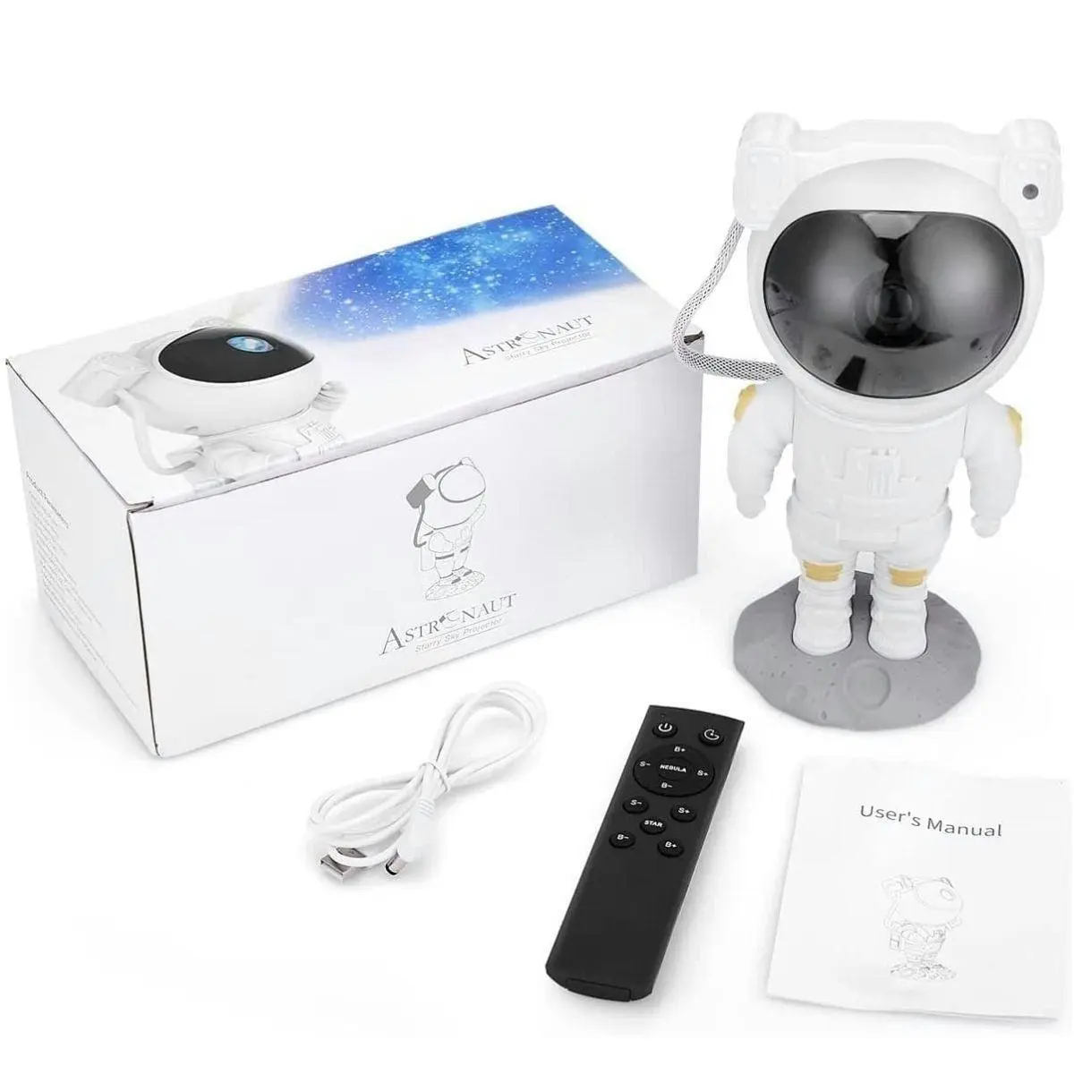 Glowly Astronaut LED Galaxy Projector for Ultimate Starry Night Light Experience