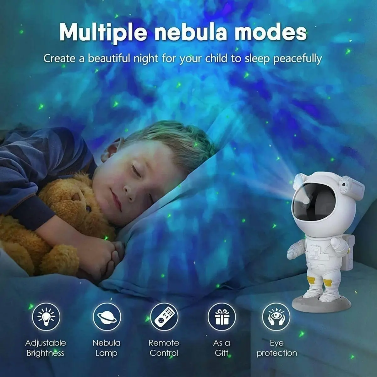 Glowly Astronaut LED Galaxy Projector for Ultimate Starry Night Light Experience