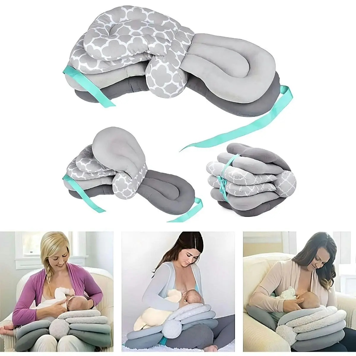 MaterniCare Breastfeeding Pillow Adjustable & Comfortable Nursing Pillow