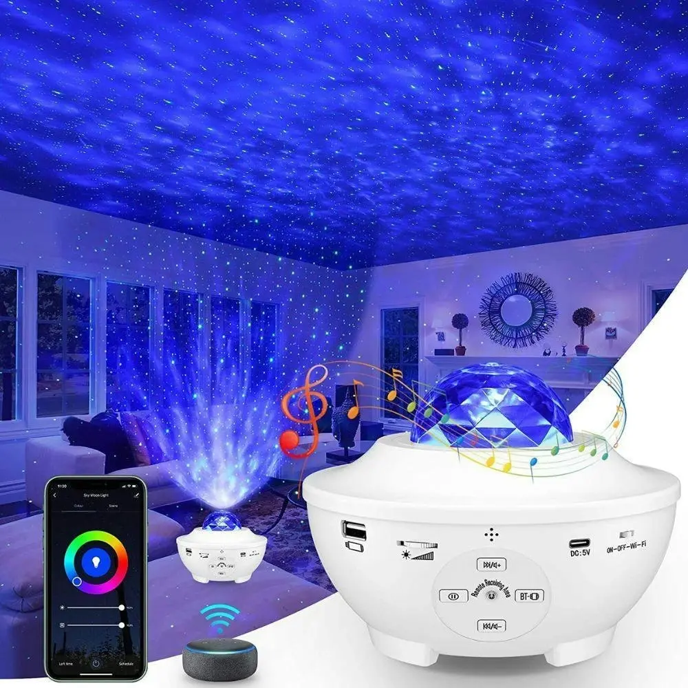 Glowly Wi-Fi Galaxy Projector 2.0. A Dreamy Night Light for Your Baby