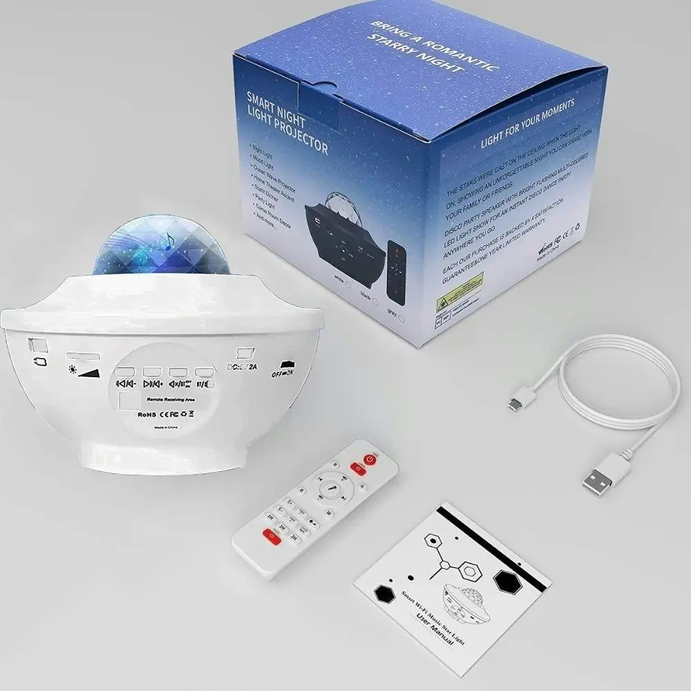 Glowly Wi-Fi Galaxy Projector 2.0. A Dreamy Night Light for Your Baby