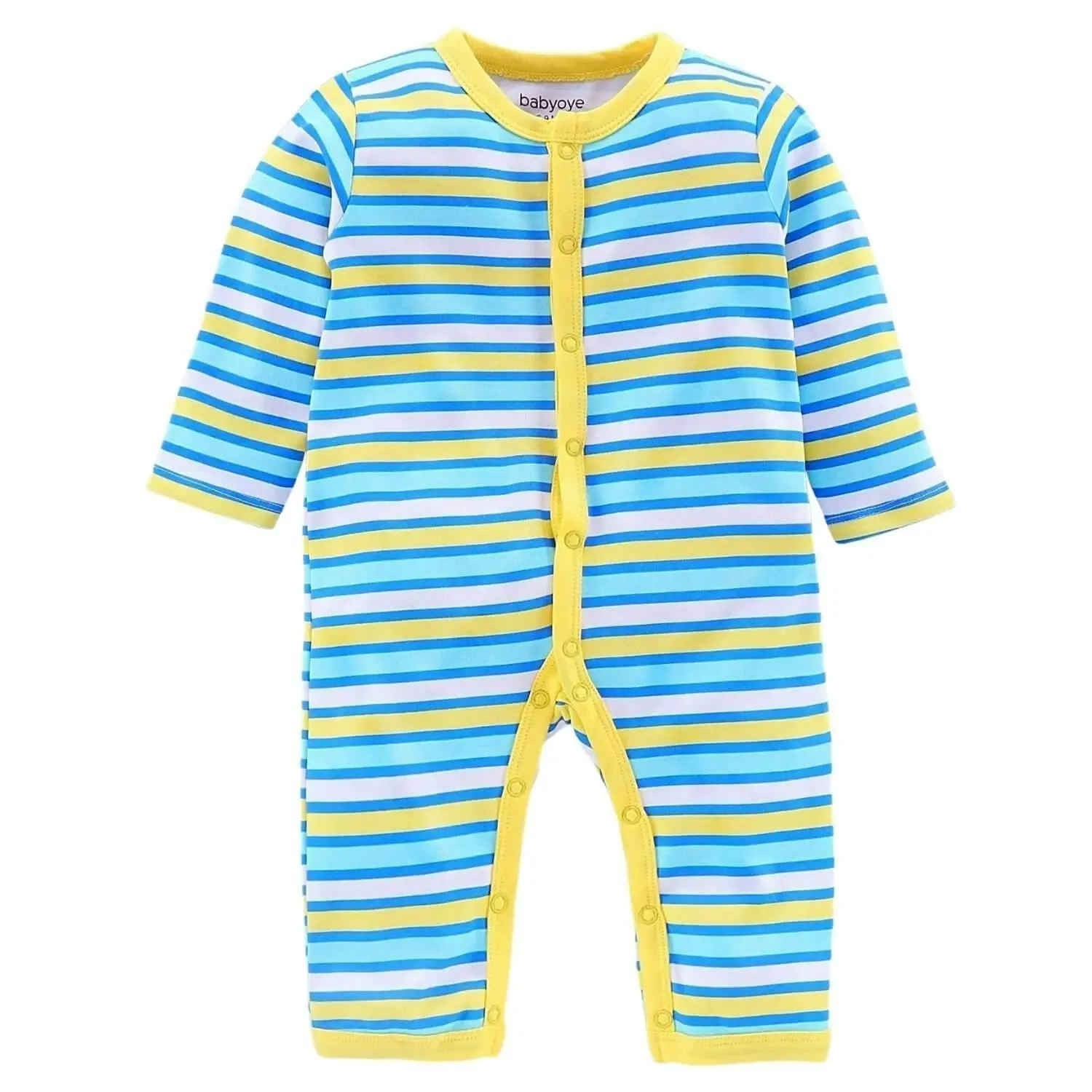 BabiesMart 2 Pack New Born Baby Clothes Unisex Full Sleeves Rompers