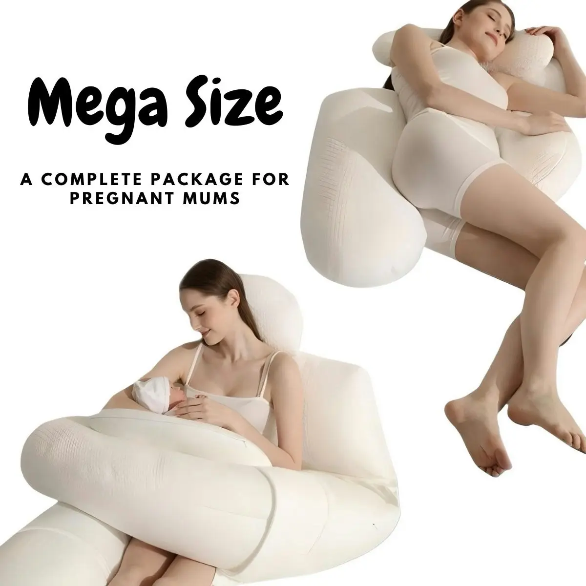 MaterniCare SnuggleMate Pregnancy, Maternity & Nursing Support Pillow