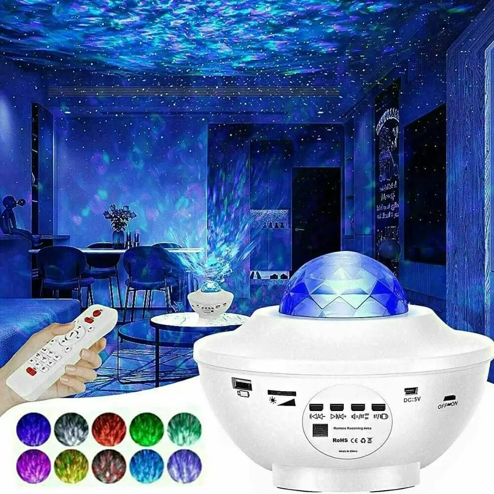 Glowly Galaxy Projector Star Night Light Projector with Bluetooth